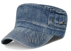 Military Denim Caps - Unisex