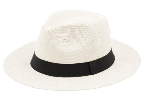 Panama|  White Straw Hat