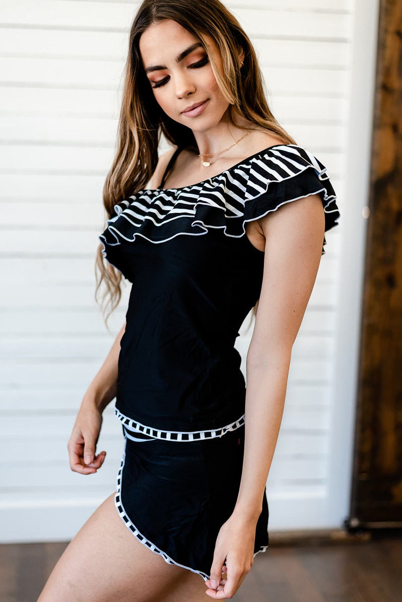 For the Love Of Ruffle Tankini