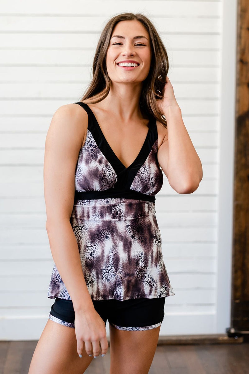 Roar Animal Print Tankini