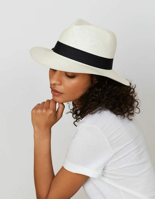 Panama|  White Straw Hat