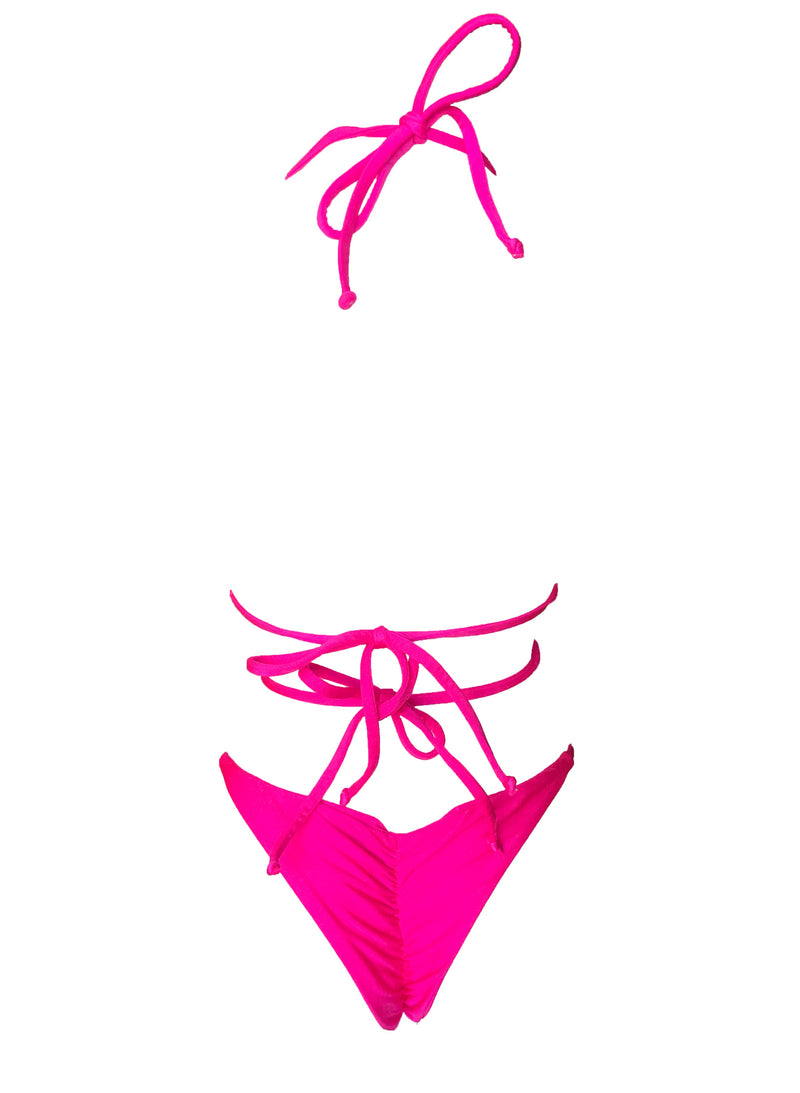 Ella Triangle Top & Tango Bottom - Pink