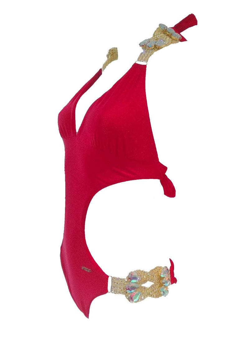 Emma One-Piece Swimsuit - Red