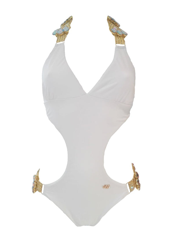 Emma One-Piece Swimsuit - White