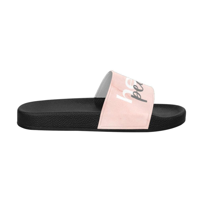 Flip-Flop Sandals, Peace Marble Hello Peace Style Womens Slides