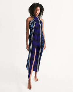 Uniquely You Sheer Bohemian Blue Swimsuit Cover Up