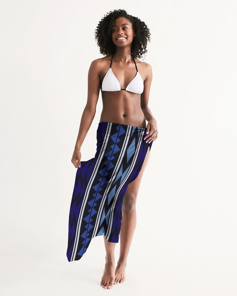 Uniquely You Sheer Bohemian Blue Swimsuit Cover Up