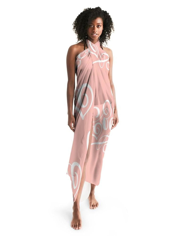 Uniquely You Sheer Love Peach Swimsuit Cover up